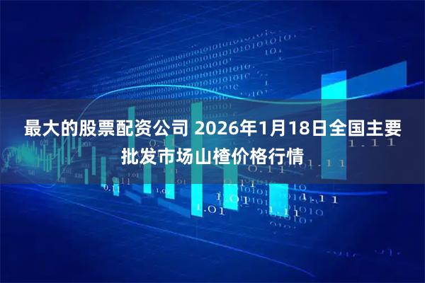 最大的股票配资公司 2026年1月18日全国主要批发市场山楂价格行情