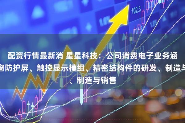 配资行情最新消 星星科技：公司消费电子业务涵盖视窗防护屏、触控显示模组、精密结构件的研发、制造与销售